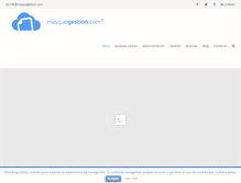 Tablet Screenshot of masquegestion.com